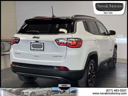 Bright White Clearcoat 2023 Jeep Compass Limited