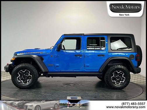 Hydro Blue Pearl Coat 2023 Jeep Wrangler Rubicon