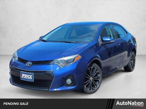 Blue Crush Metallic 2014 Toyota Corolla S Plus