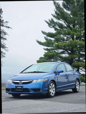 Blue 2010 Honda Civic LX