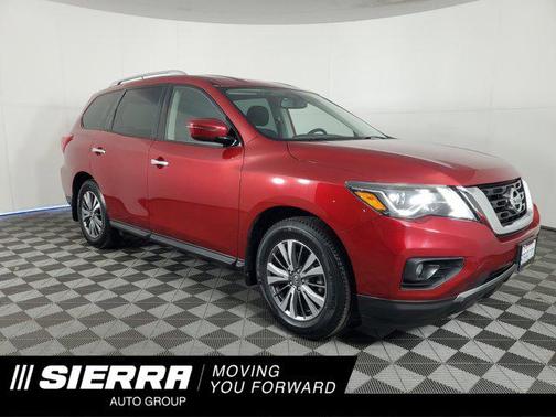 Scarlet Ember 2018 Nissan Pathfinder SV