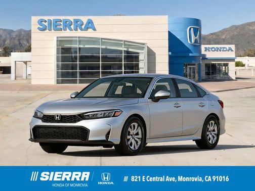 Solar Silver Metallic 2026 Honda Civic LX