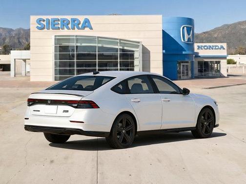 Platinum White Pearl 2026 Honda Accord Hybrid Sport-L
