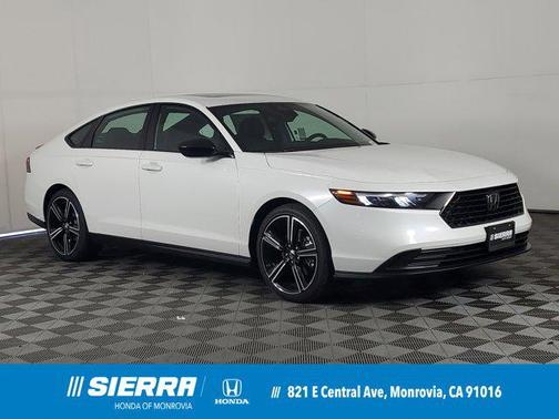 Platinum White Pearl 2026 Honda Accord Hybrid Sport