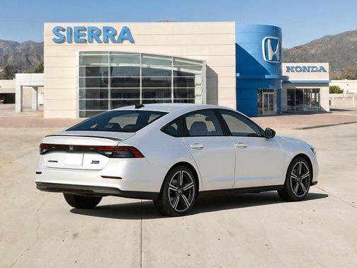 Platinum White Pearl 2026 Honda Accord Hybrid Sport