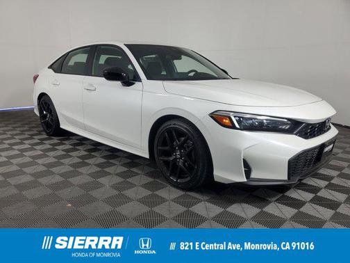 Platinum White Pearl 2026 Honda Civic Sport