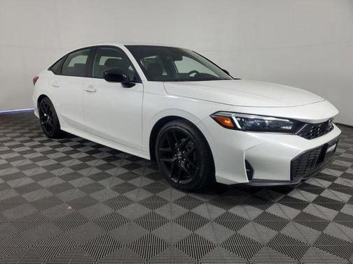 Platinum White Pearl 2026 Honda Civic Sport