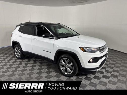 Bright White Clearcoat 2022 Jeep Compass Limited