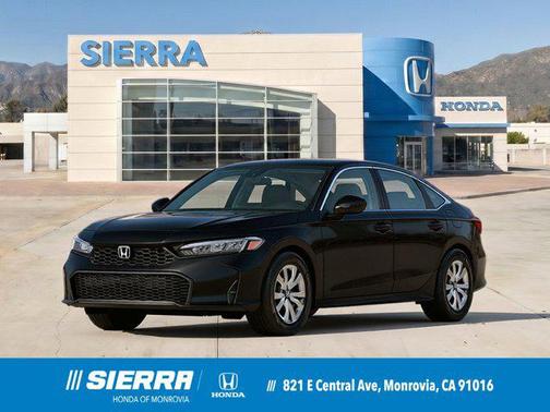Crystal Black Pearl 2026 Honda Civic LX