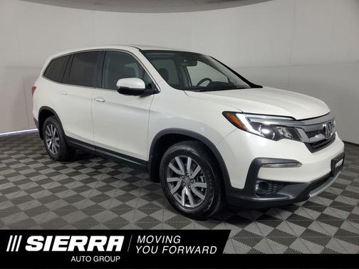 White Diamond Pearl 2019 Honda Pilot EX-L
