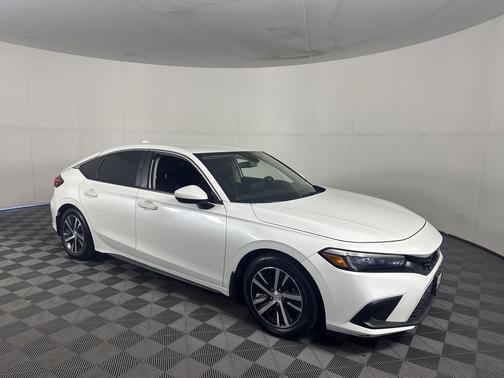 Platinum White Pearl 2023 Honda Civic LX