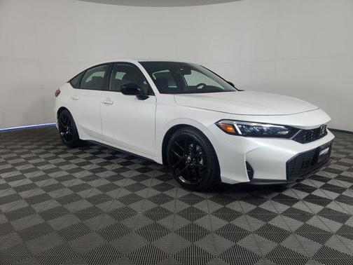 Platinum White Pearl 2026 Honda Civic Sport
