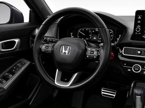 Platinum White Pearl 2026 Honda Civic Hybrid Sport Touring