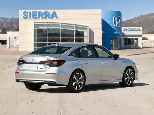 Solar Silver Metallic 2026 Honda Civic Hybrid Sport Touring