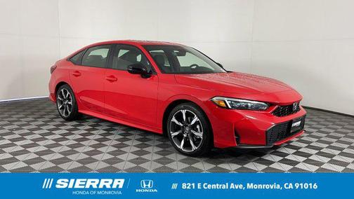 Rallye Red 2025 Honda Civic Hybrid Sport Touring