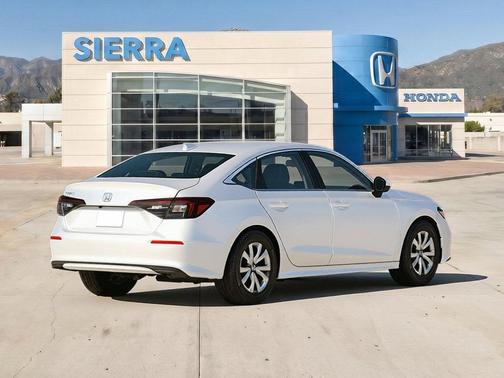 Platinum White Pearl 2026 Honda Civic LX