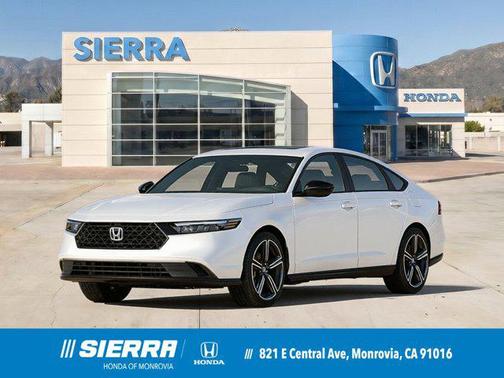 Platinum White Pearl 2026 Honda Accord Hybrid Sport