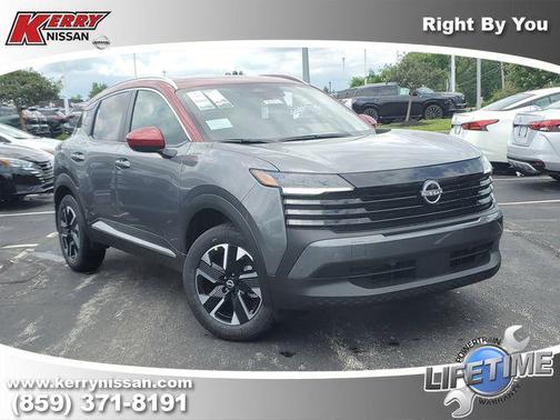 Gun Metallic/Scarlet Ember Tintcoat 2026 Nissan Kicks SV