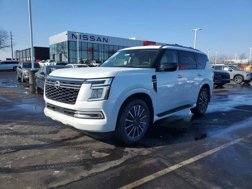 Everest White Pearl Tricoat 2026 Nissan Armada Platinum Reserve