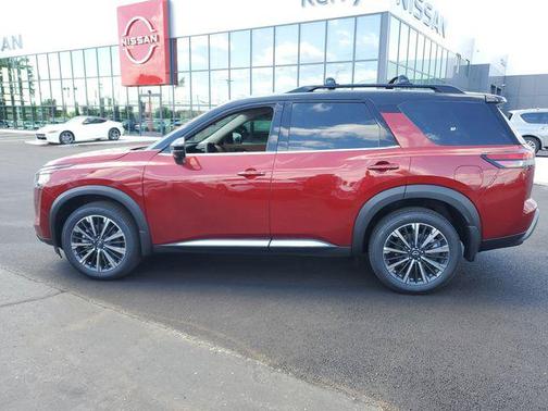 Scarlet Ember Tintcoat/Super Black 2026 Nissan Pathfinder Platinum