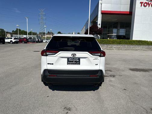 White 2022 Toyota RAV4 LE
