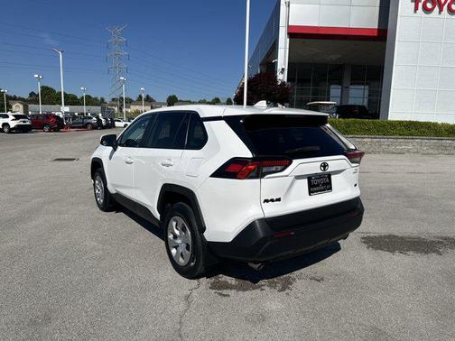 White 2022 Toyota RAV4 LE