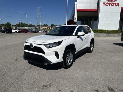 White 2022 Toyota RAV4 LE