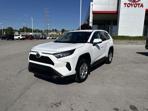 White 2022 Toyota RAV4 LE