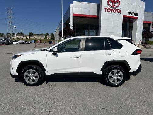 White 2022 Toyota RAV4 LE