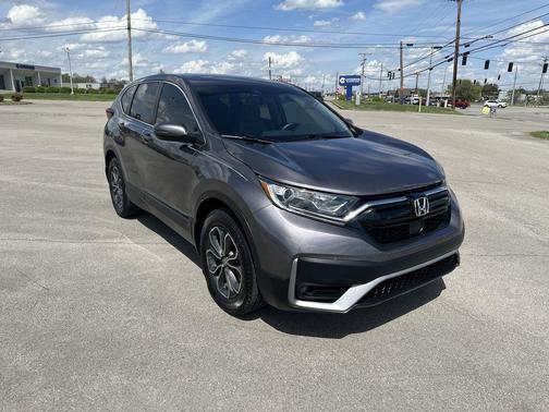 Gray 2021 Honda CR-V AWD EX-L