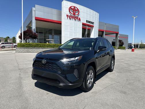 Midnight Black Metallic 2025 Toyota RAV4 Hybrid XLE