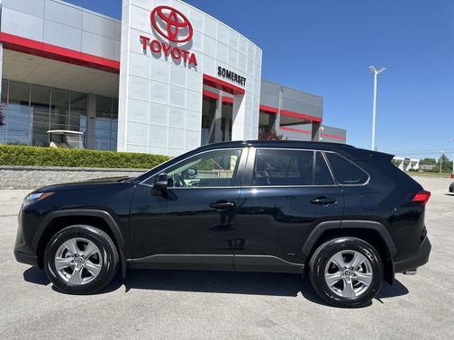 Midnight Black Metallic 2025 Toyota RAV4 Hybrid XLE