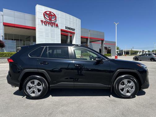 Midnight Black Metallic 2025 Toyota RAV4 Hybrid XLE