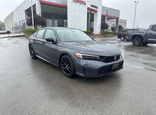 Gray 2025 Honda Civic Sport