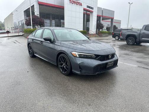 Meteorite Gray Metallic 2025 Honda Civic Sport