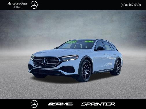 Polar White 2024 Mercedes-Benz E-Class E 450 4MATIC All-Terrain