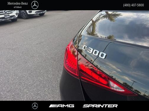 Black 2025 Mercedes-Benz C-Class C 300
