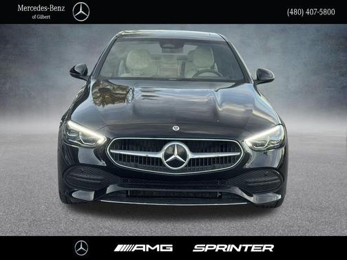 Black 2025 Mercedes-Benz C-Class C 300