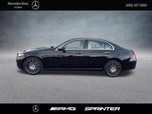 Black 2025 Mercedes-Benz C-Class C 300