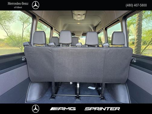 Jet Black 2026 Mercedes-Benz Sprinter 2500 Passenger 170 WB
