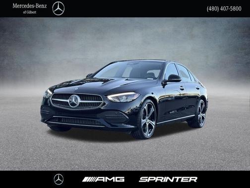 Black 2025 Mercedes-Benz C-Class C 300