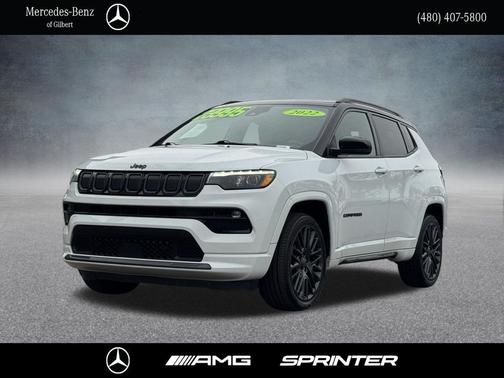 Bright White Clearcoat 2022 Jeep Compass High Altitude