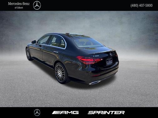 Black 2024 Mercedes-Benz C-Class C 300