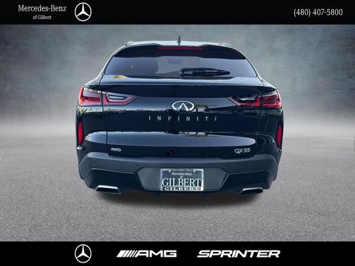Black Obsidian 2022 INFINITI QX55 LUXE