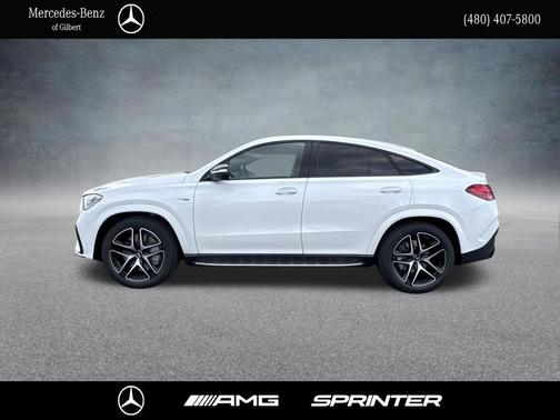 Moonlight White Metallic 2026 Mercedes-Benz AMG GLE 53 4MATIC+ Coupe