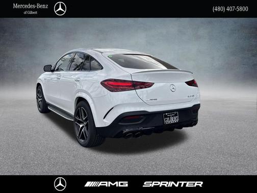 Moonlight White Metallic 2026 Mercedes-Benz AMG GLE 53 4MATIC+ Coupe