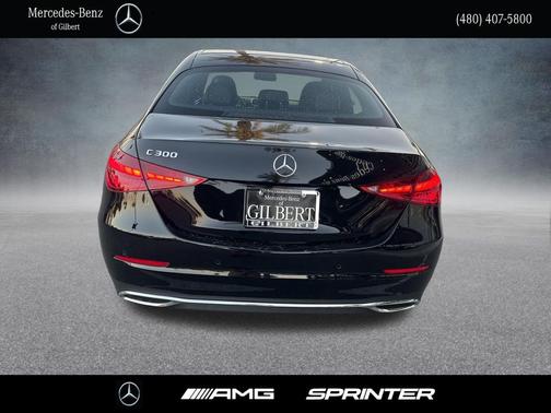 Black 2025 Mercedes-Benz C-Class C 300