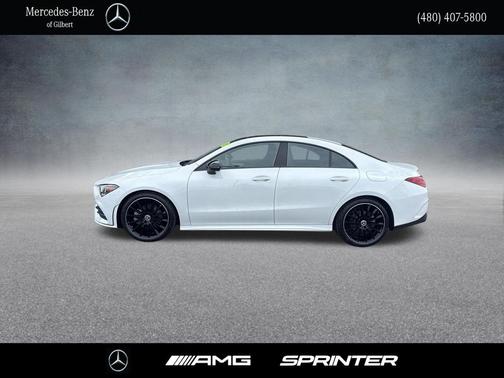 Digital White Metallic 2023 Mercedes-Benz CLA 250 Base