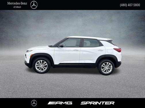 Summit White 2023 Chevrolet Trailblazer LS