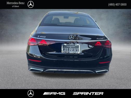 Black 2026 Mercedes-Benz E-Class 4MATIC